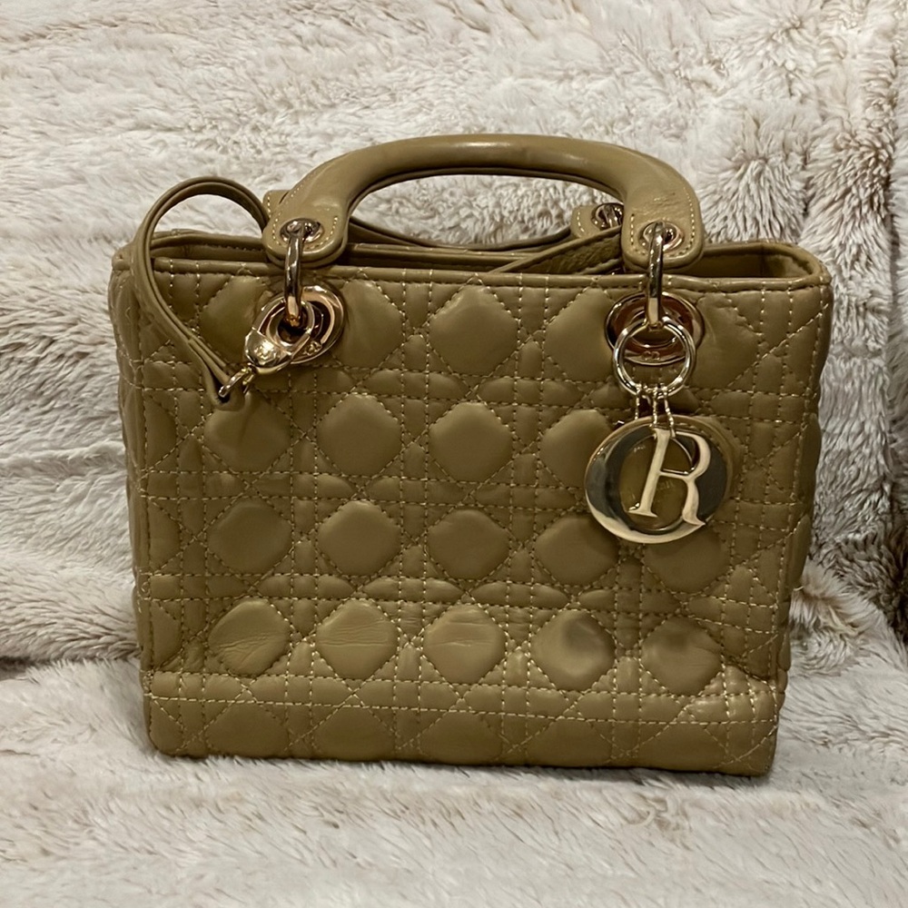 Tan leather bag